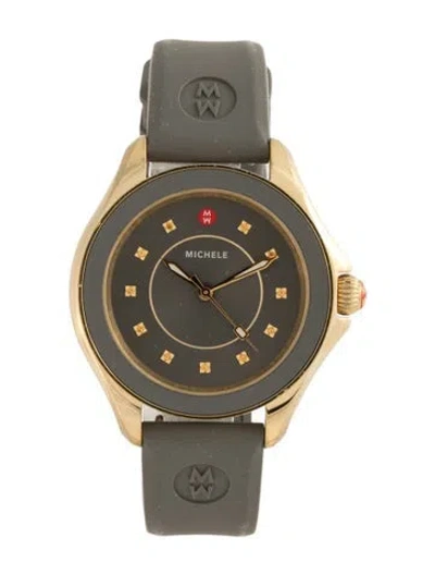 Pre-owned Michele Cape Watch In Multicolor