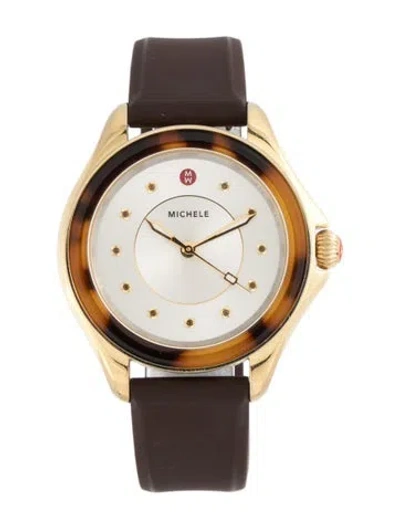 Pre-owned Michele Cape Watch In Multicolor