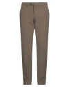 Michele Carbone Man Pants Khaki Size 38 Cotton, Elastane In Beige