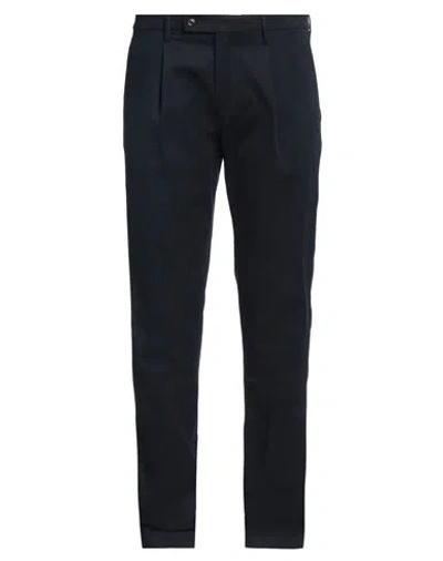 Michele Carbone Man Pants Navy Size 40 Modal, Cotton, Elastane