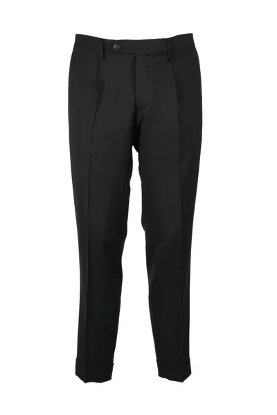 Michele Carbone Virgin Wool Trousers - Black