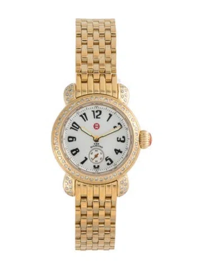Pre-owned Michele Csx Watch, 26mm In Multi