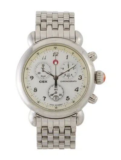 Pre-owned Michele Csx Watch, 36mm In Multi