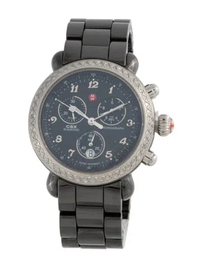 Pre-owned Michele Csx Watch, 36mm In Multi