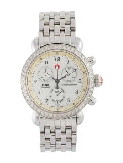Pre-owned Michele Csx Watch, 36mm In Multi