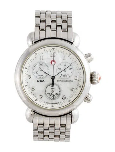 Pre-owned Michele Csx Watch, 36mm In Multicolor