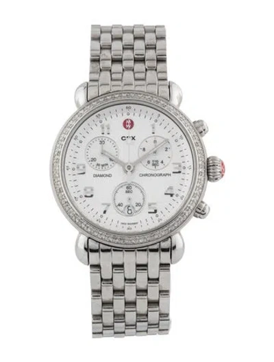 Pre-owned Michele Csx Watch, 38mm In Multicolor