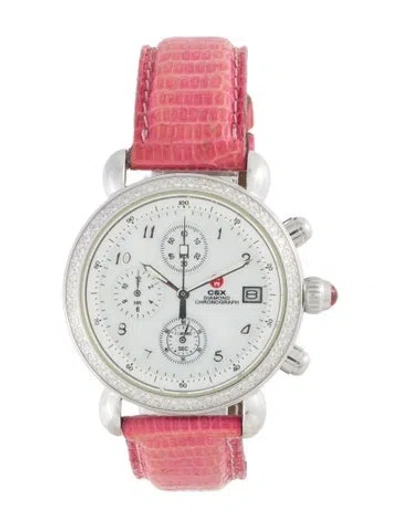 Pre-owned Michele Csx Watch In Multi