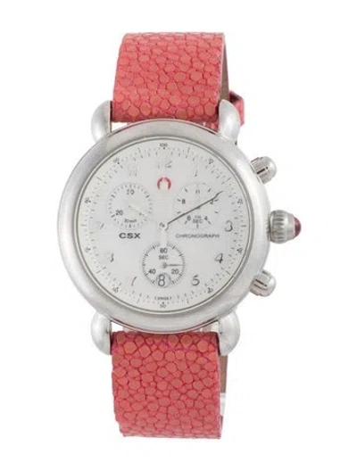 Pre-owned Michele Csx Watch In Multi