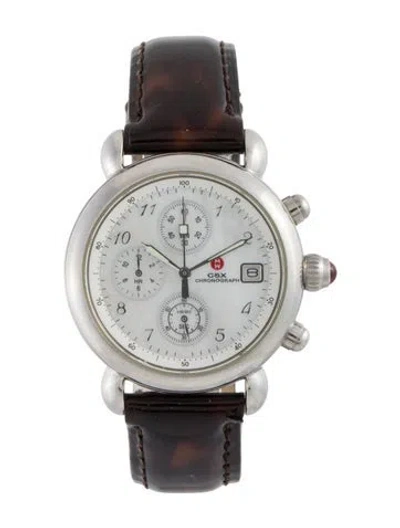 Pre-owned Michele Csx Watch In Multi