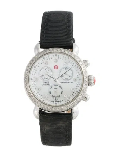 Pre-owned Michele Csx Watch In Multicolor