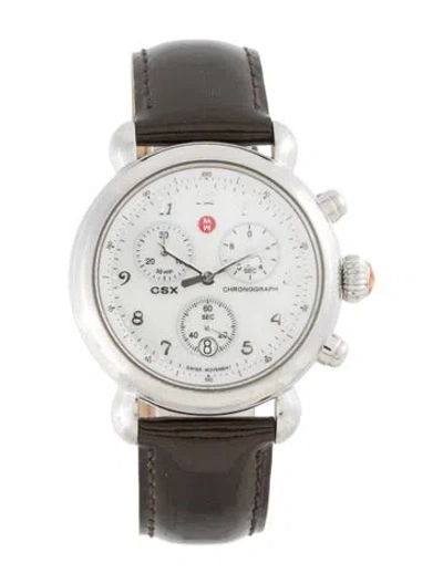 Pre-owned Michele Csx Watch In Multicolor
