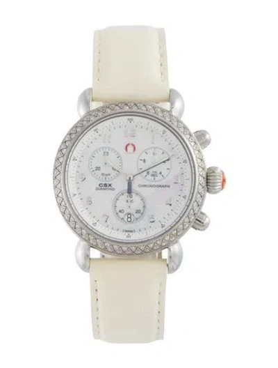 Pre-owned Michele Csx Watch In Multicolor