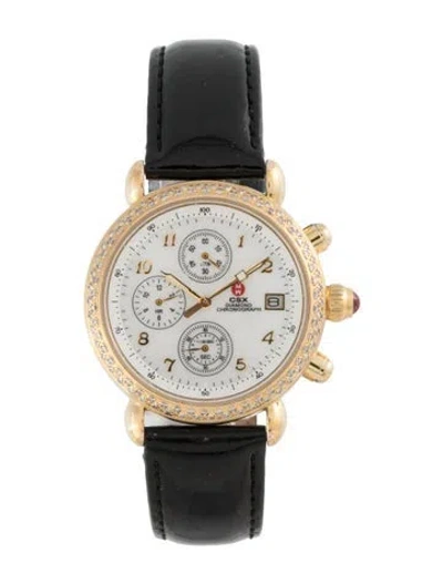 Pre-owned Michele Csx Watch In Multicolor