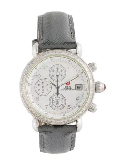 Pre-owned Michele Csx Watch In Multicolor