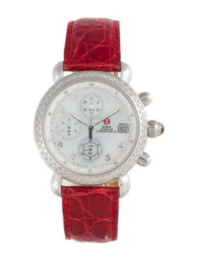 Pre-owned Michele Csx Watch In Multicolor