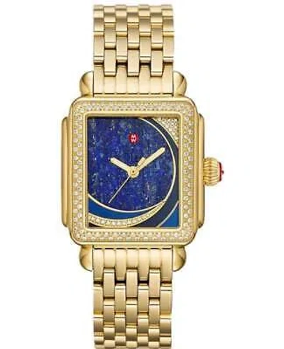 Pre-owned Michele Deco Diamond Limited Edition Quartz Women's Watch Mww06t000232
