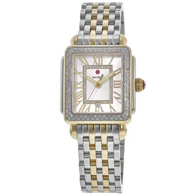 Michele Deco Madison Diamond White Dial Two-toned Steel Women's Watch Mww06g000002