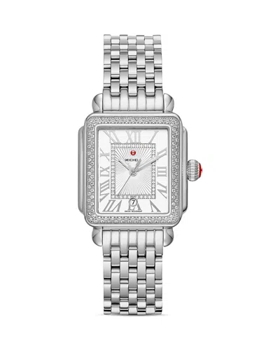 Michele Deco Madison Mid Watch, 29mm In Silver