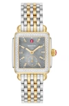 Michele Deco Mid Watch, 29mm X 31mm In Two Tone