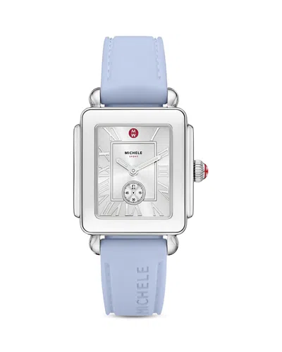 Michele Deco Mid Sport Watch, 29mm X 31mm In Silver