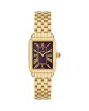 Michele Deco Park Watch, 23mm X 29mm In Gold