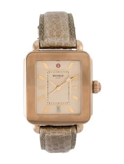 Pre-owned Michele Deco Sport Watch In Multi
