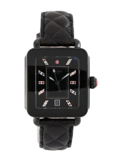 Pre-owned Michele Deco Sport Watch In Multicolor