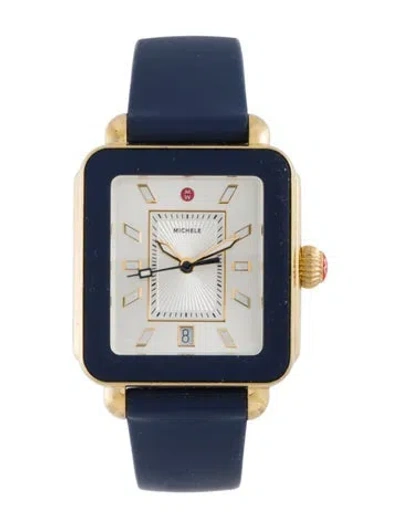 Pre-owned Michele Deco Sport Watch In Multicolor