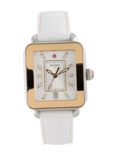 Pre-owned Michele Deco Sport Watch In Multicolor