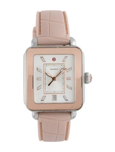 Pre-owned Michele Deco Sport Watch In Multicolor