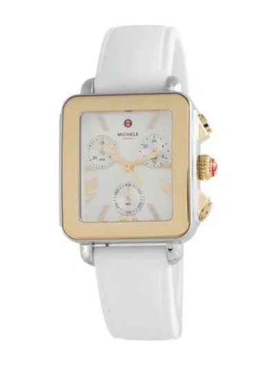 Pre-owned Michele Deco Sport Watch In Multicolor