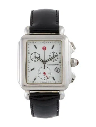 Pre-owned Michele Deco Watch In Multi