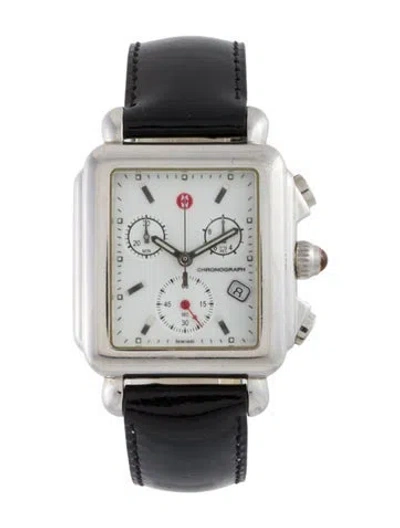 Pre-owned Michele Deco Watch In Multicolor