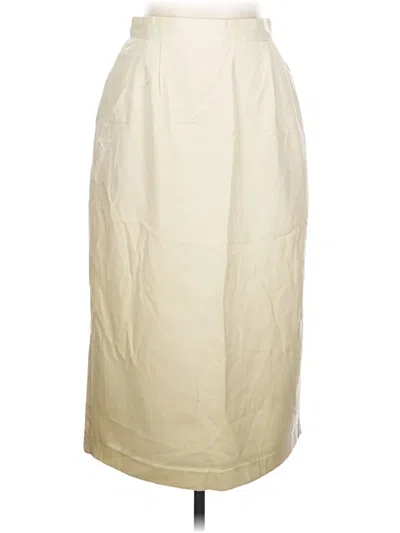Pre-owned Michele Formal Skirt In Ivory