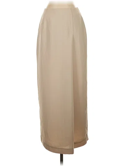 Pre-owned Michele Formal Skirt In Tan