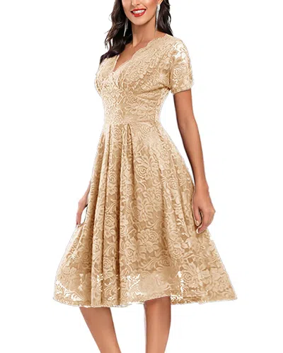 Michele Laperle Dnu  Midi Dress In Neutral