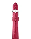 Michele 18mm Garnet Alligator Watch Strap Ms18aa010611 In Red