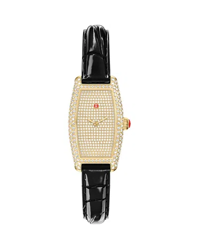 Michele Limited Edition Coquette Watch, 23mm X 40mm In Gold