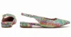 Michele Lopriore Catalina Sandal In Green Multi Tweed In Multi