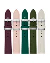 Michele Luxe Garden Silicone Strap Set, 18mm In Multi