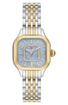 Michele Meggie Watch, 29mm X 29mm In Two Toned