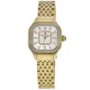 Michele Meggie Diamond Gold Stainless Steel Women's Watch Mww33b000003 In Gold