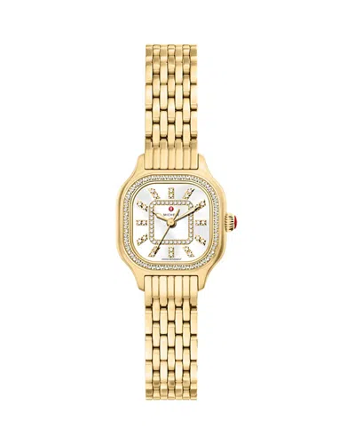 Michele Meggie Mini Watch, 25mm X 23mm In Gold