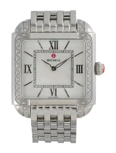 Pre-owned Michele Milou Watch, 33mm In Multi