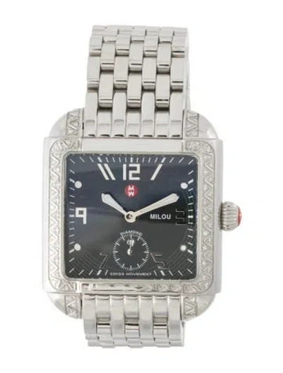 Pre-owned Michele Milou Watch, 33mm In Multi