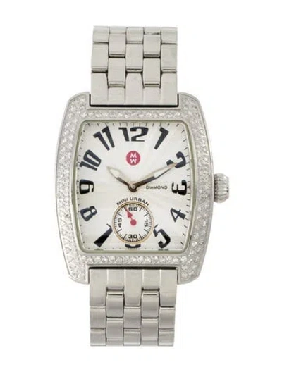 Pre-owned Michele Mini Urban Watch, 29mm In Multi