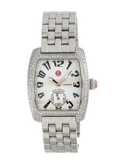 Pre-owned Michele Mini Urban Watch, 29mm In Multi