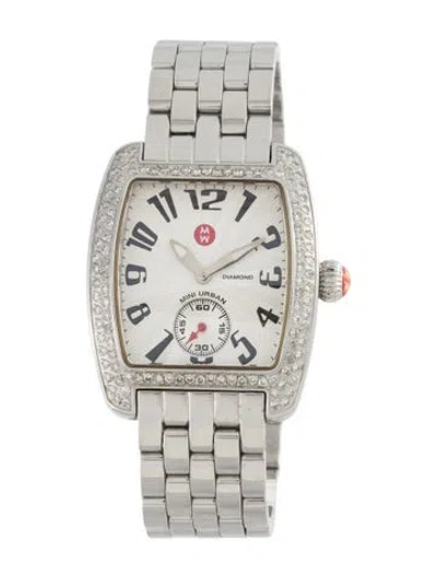 Pre-owned Michele Mini Urban Watch, 29mm In Multicolor