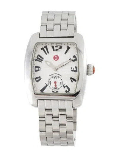 Pre-owned Michele Mini Urban Watch, 29mm In Multicolor